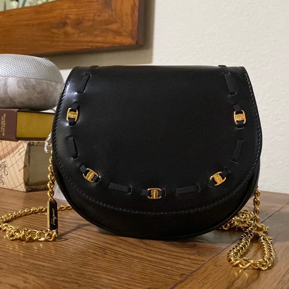 Salvatore Ferragamo belt and body bag